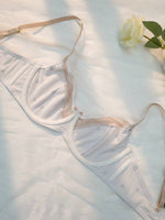 Cute Heart Print Bra - 2