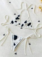 Cow Print Swimsuit Set - 2