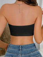 Pleated Front-Open Cami Bra - 5