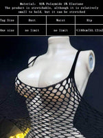 Sheer Cut-Out Lingerie Bodystocking - 4