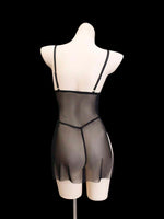Mesh Camisole Lingerie Set - 3