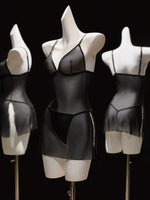 Mesh Camisole Lingerie Set - 4